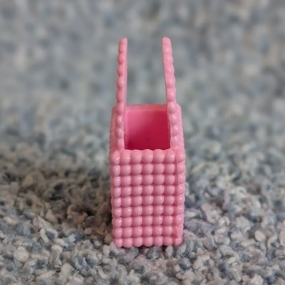 Mattel Barbie Light Pink Boxy Mini Handbag Fashion Doll Accessory